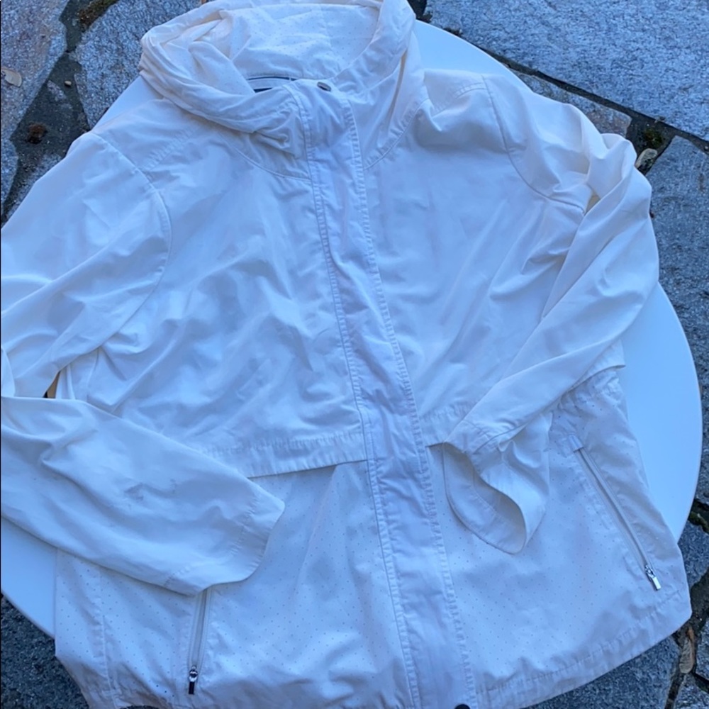 Athleta White Light Weight Performance Jacket - image 5